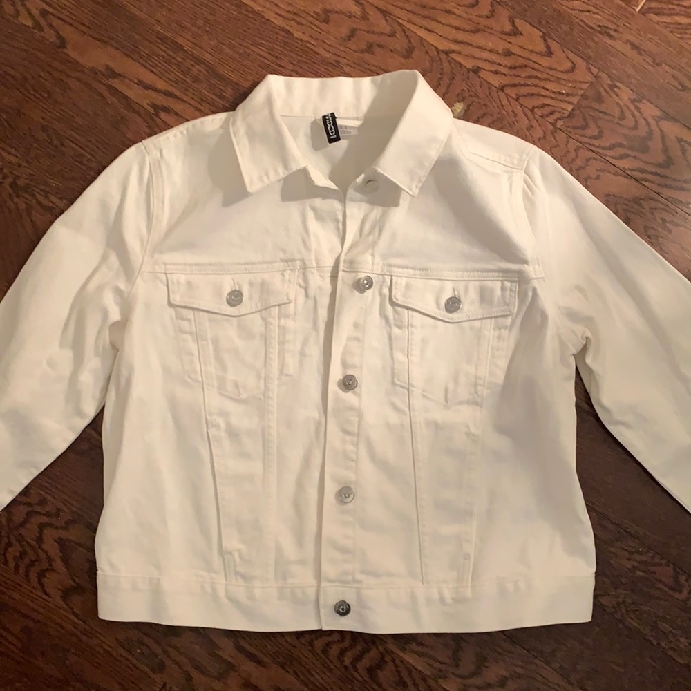 White Jean Jacket